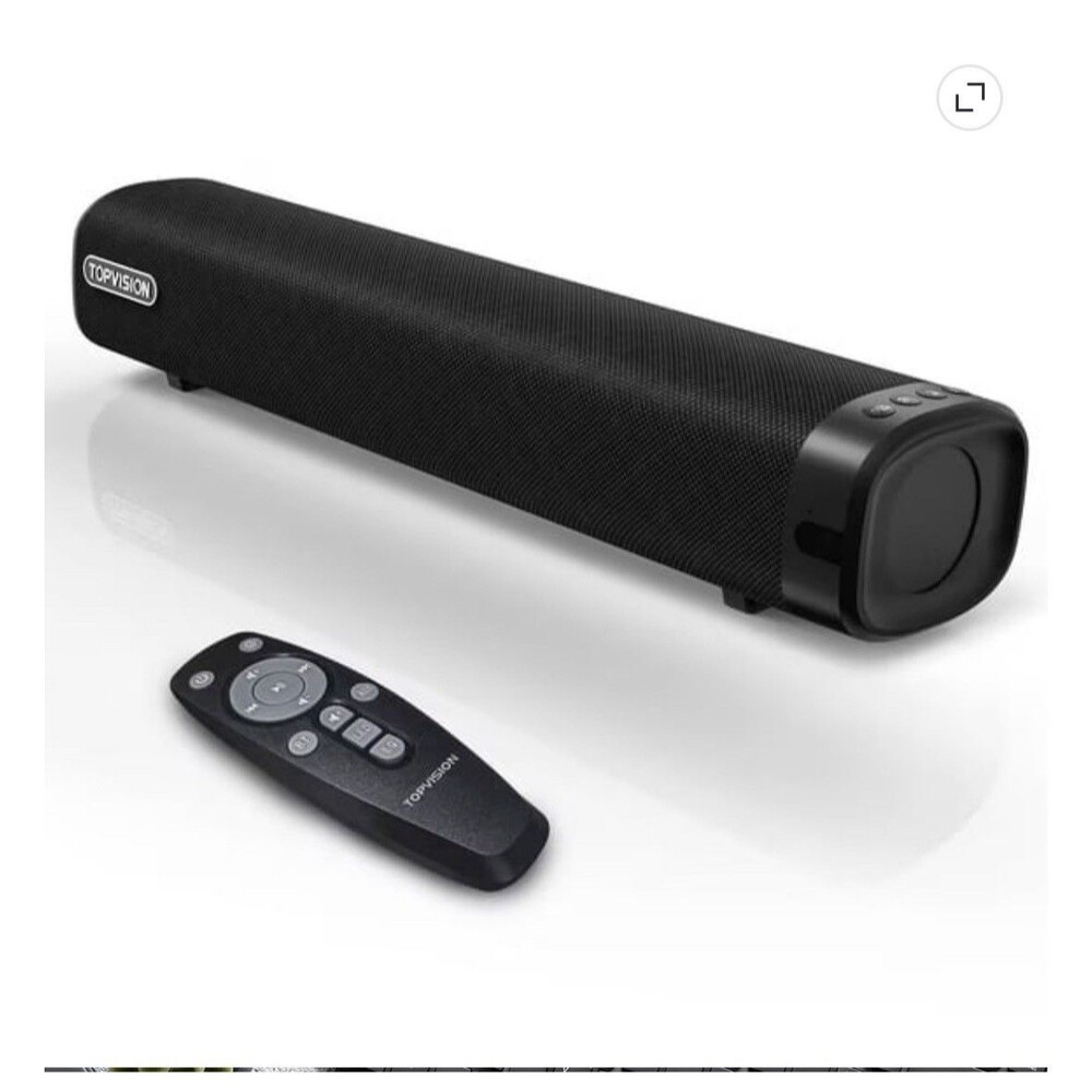 TOPVISION Sound Bar Model SS01 50W Bluetooth Speaker w Subwoofer Surround Sound